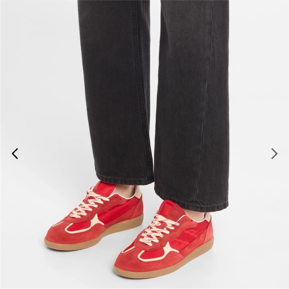 ALOHAS Red and White Sneakers